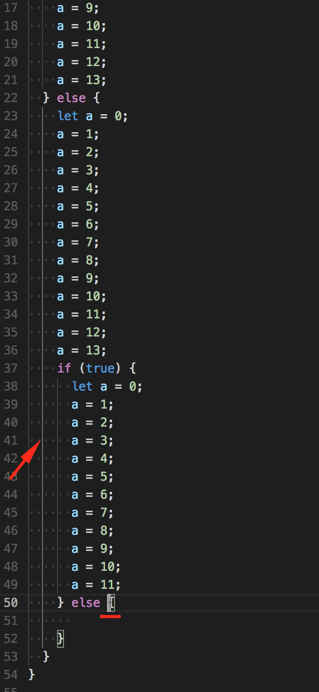 Wrong position of block indicator line · Issue #53337 · microsoft ...