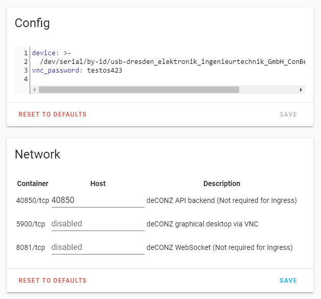 Phoscon-deCONZ-API-Port