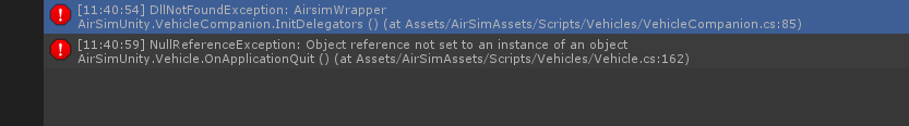 Dll not found error · Issue #2219 · microsoft/AirSim · GitHub