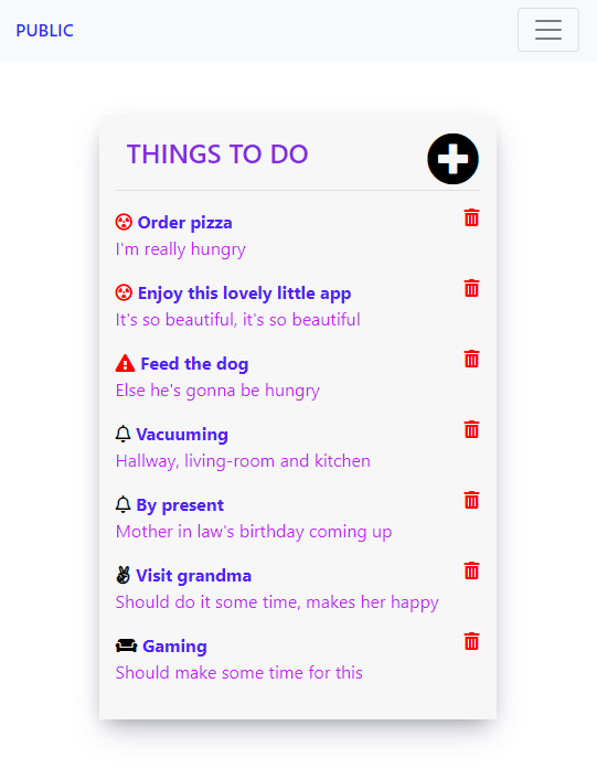 GitHub - Arvidvdc/todolist: Extended things to do list