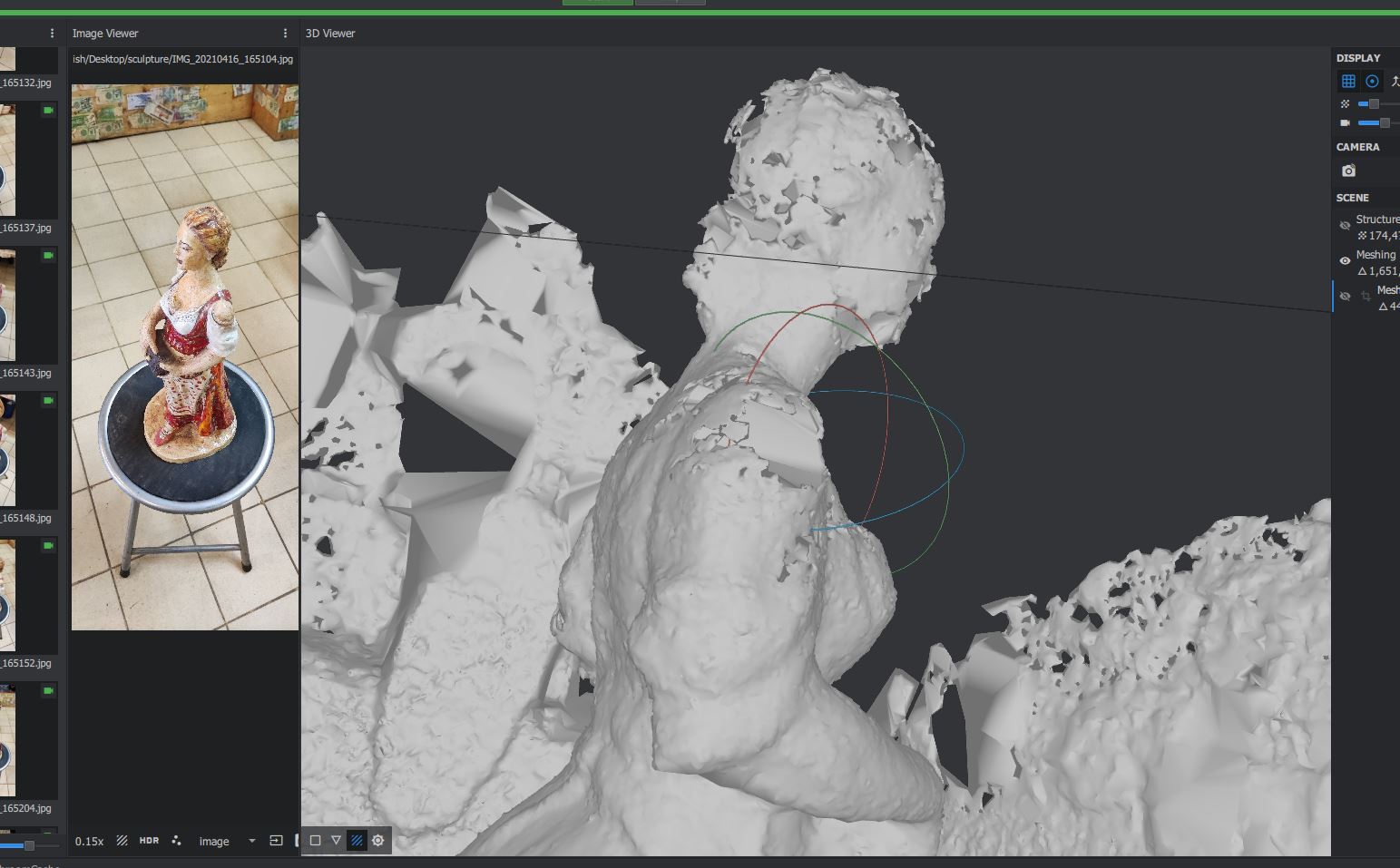 [bug] Meshroom 2021.1.0: Meshing results broken for "big" scale data ...