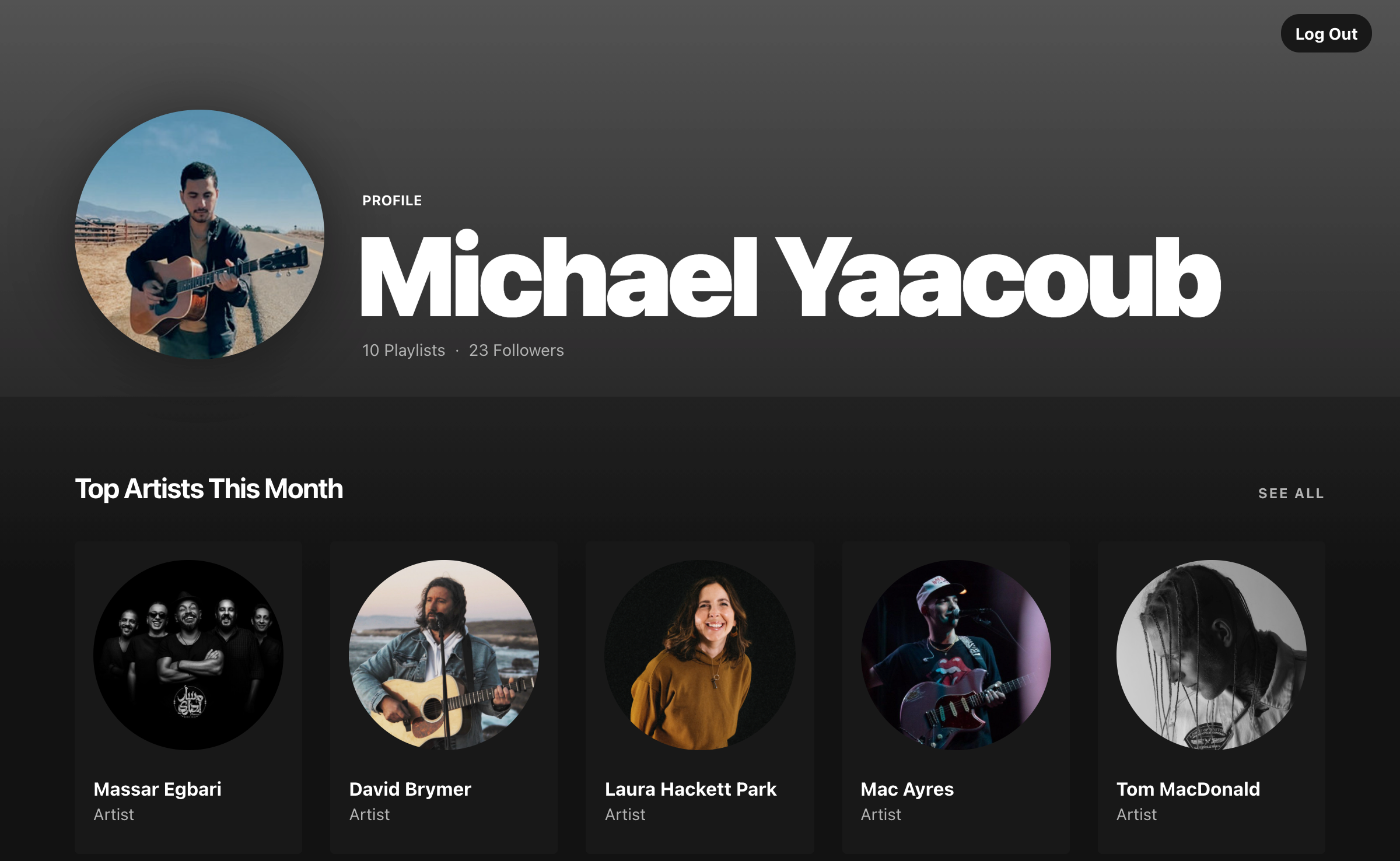 GitHub - michaelyaacoub/spotify-api-app: A web app for visualizing ...