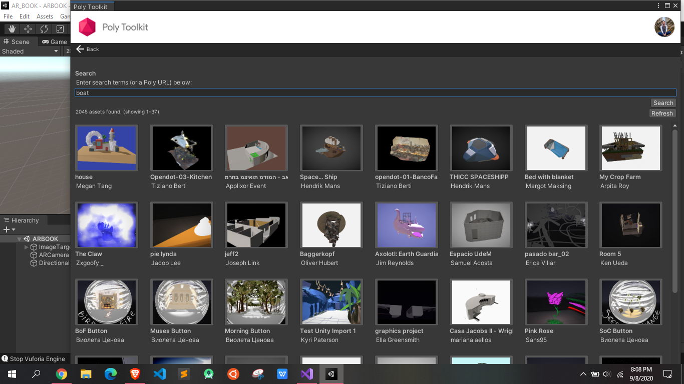 GitHub - BURFAL18/AR: AR project by using UNITY and Vuforia