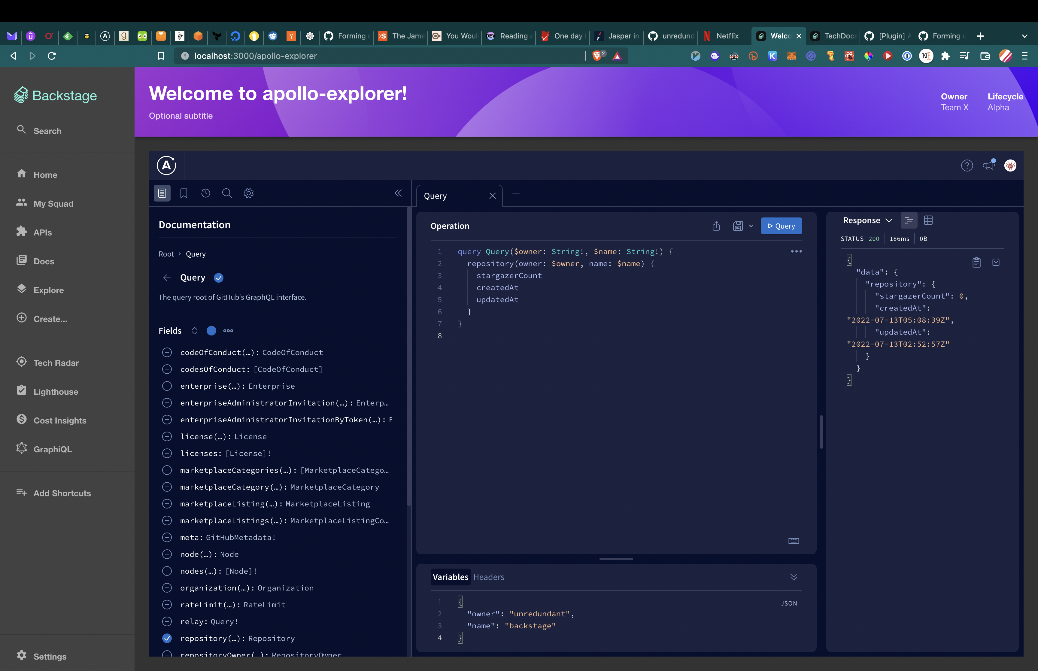 [Plugin] Apollo Studio · Issue #6692 · backstage/backstage · GitHub