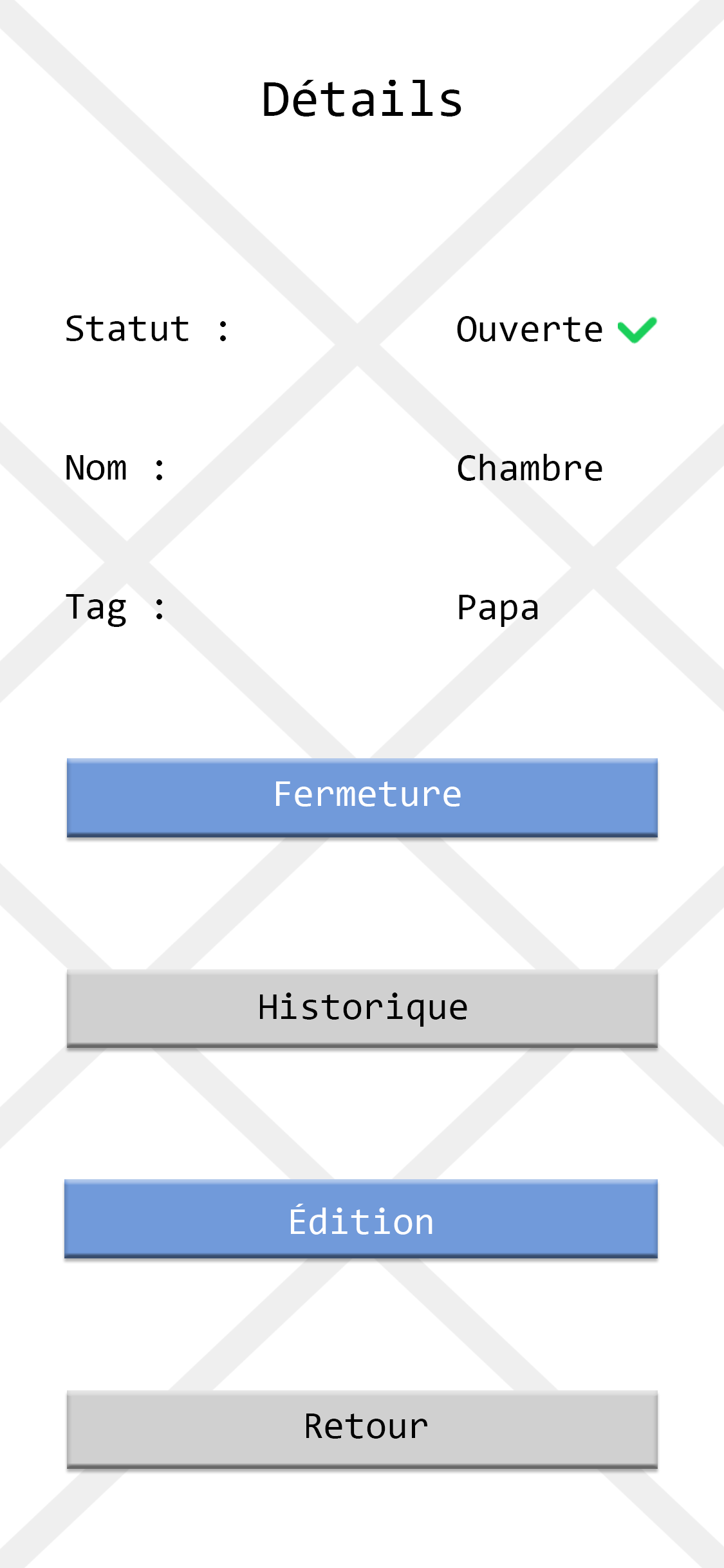 détails porte
