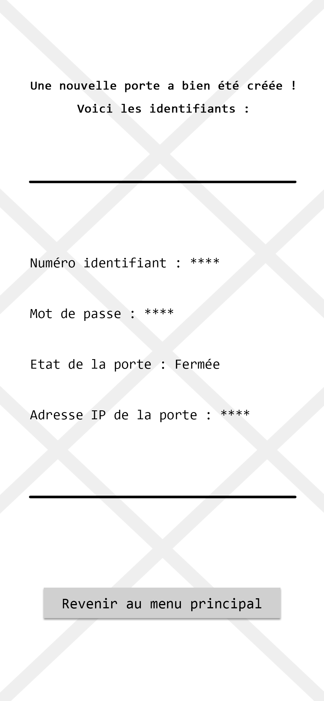 ajout porte (admin) suite