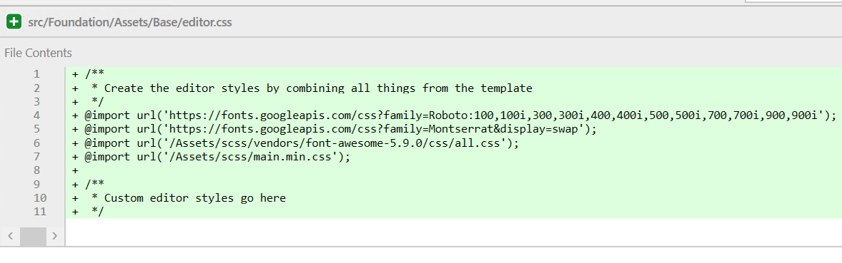 Editor styling · Issue #439 · episerver/Foundation · GitHub