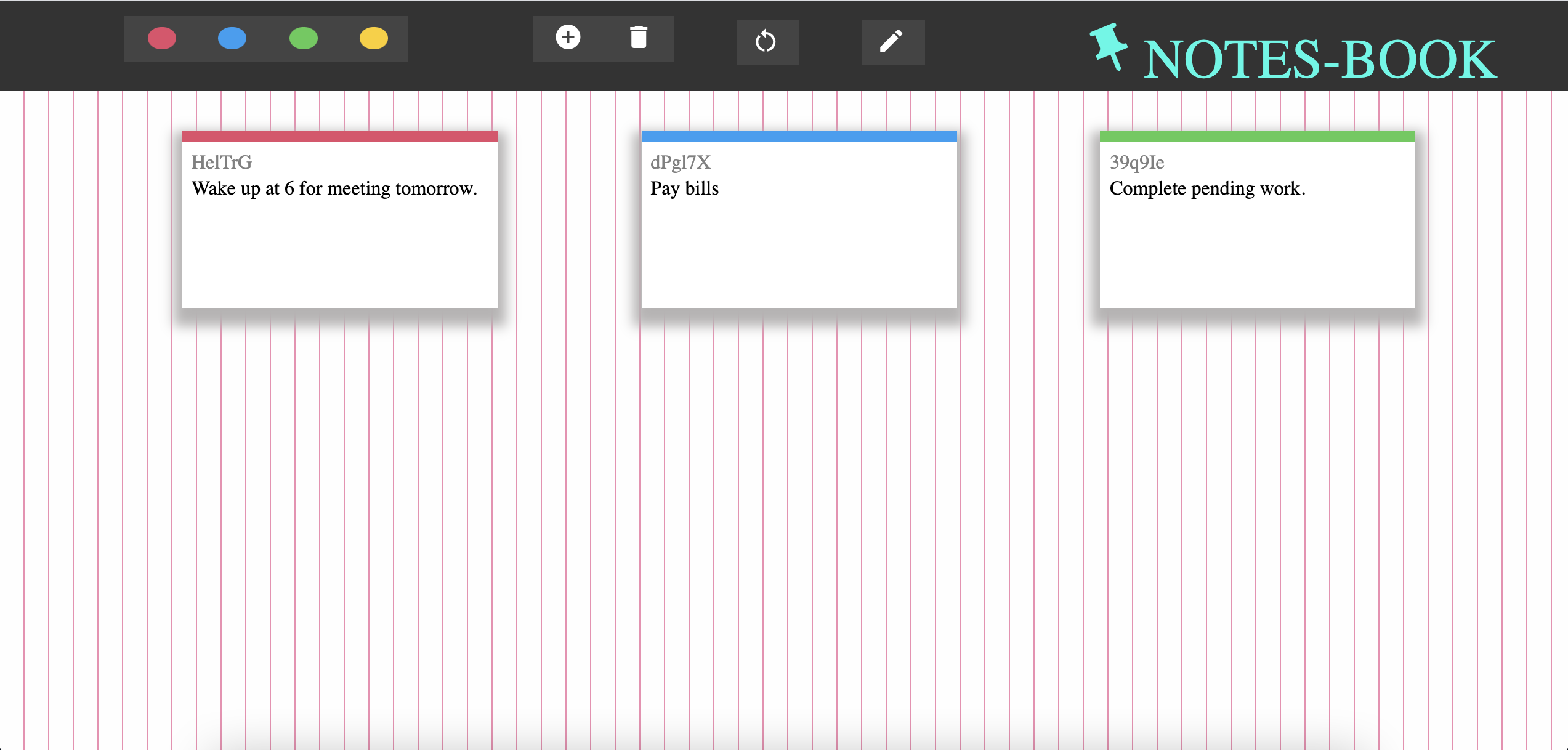 GitHub - ishani02/Notes-Book: A task management application made using ...