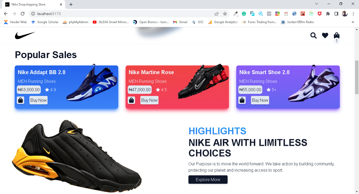 dropshipping nike products
