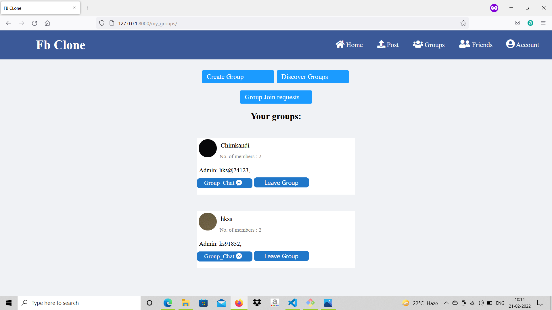 GitHub - hks74123/fbclone_updation: Fbclone is a clone of well known ...
