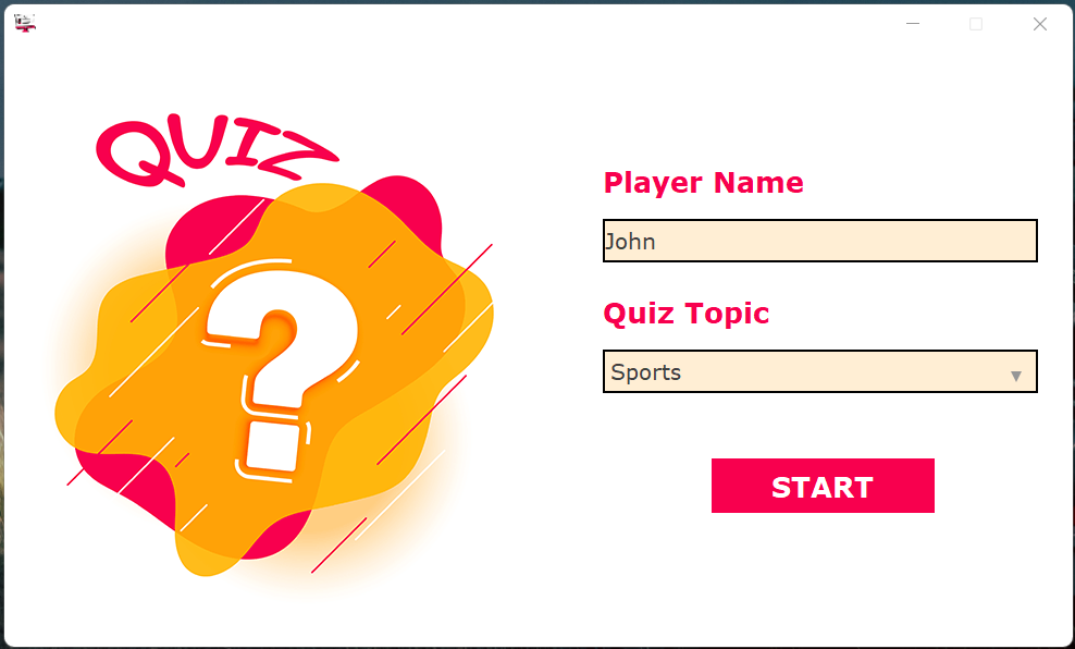 GitHub shashwat9470/QuizApplicationjavaswing Quiz App