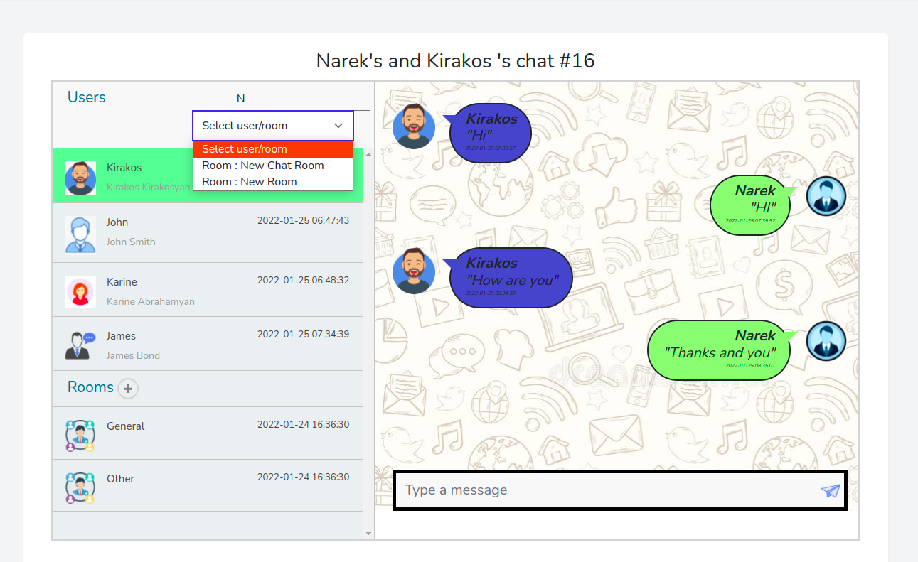 GitHub - Nareeek/chat: Laravel - Chat messaging app!