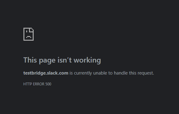 Matrix Bridge - 500 Internal Server Error · Issue #617 · matrix-org ...