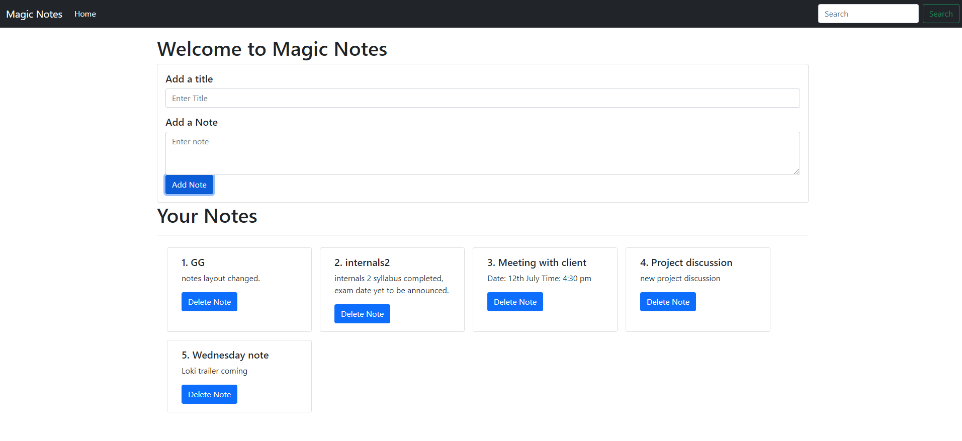 Github Anoushka Ghosh Notes App
