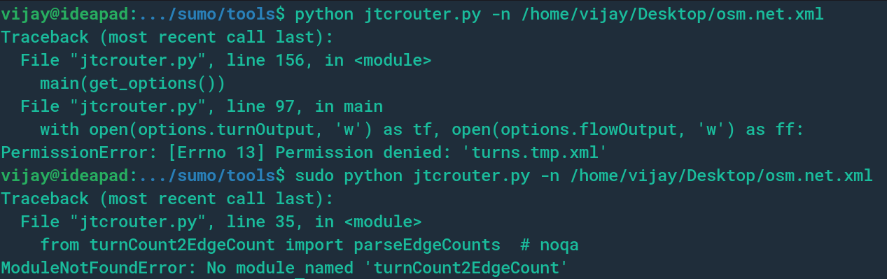 `jtcrouter.py` produces errors · Issue #10809 · eclipse-sumo/sumo · GitHub