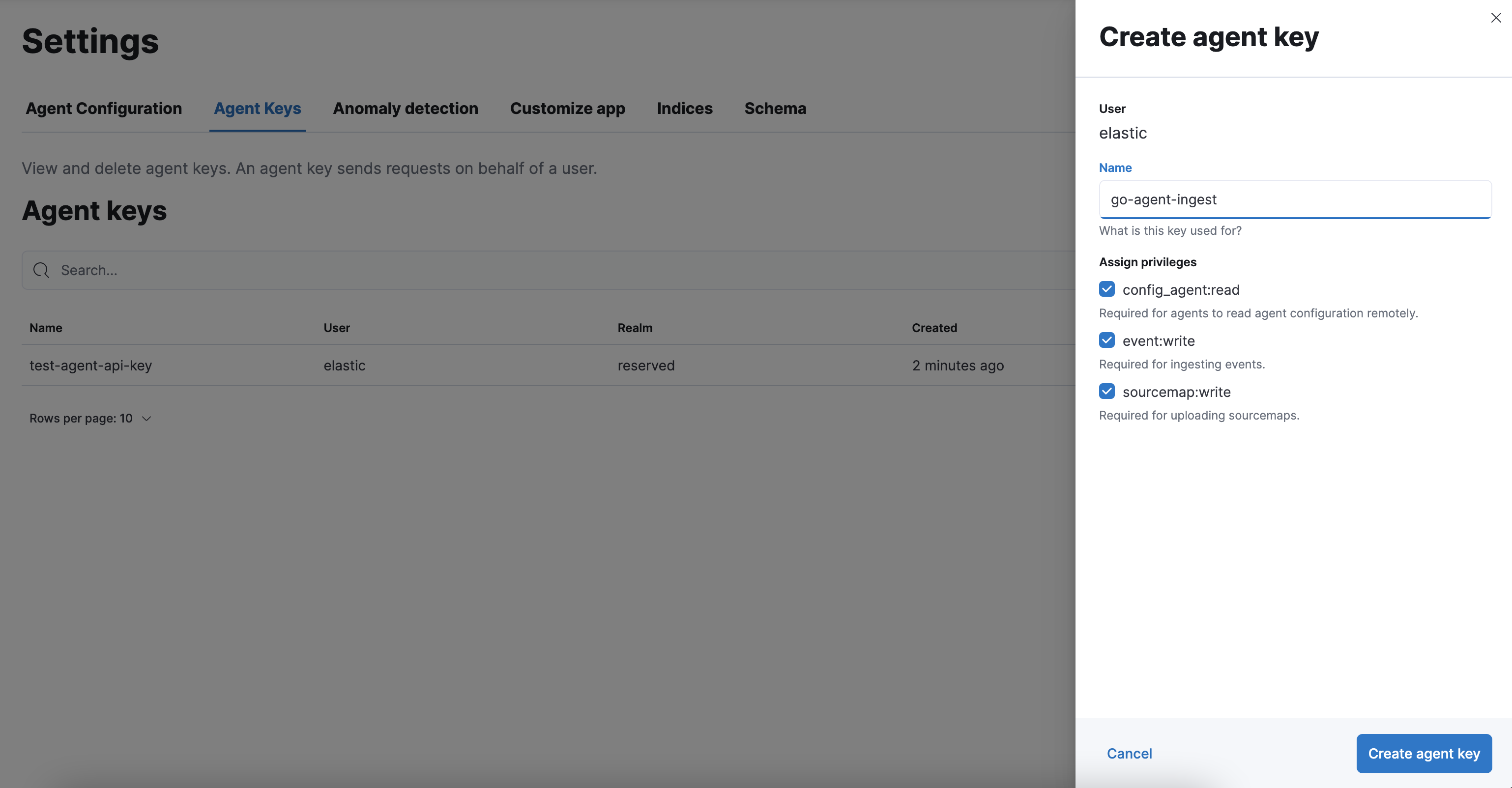 [APM] Agent Keys `sourcemap:write` privilege is outdated · Issue ...