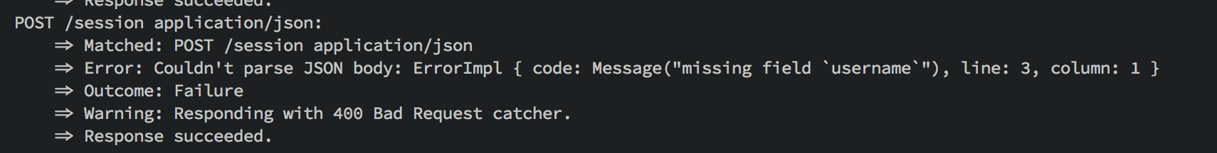 Error catcher with info about error · Issue #586 · rwf2/Rocket · GitHub