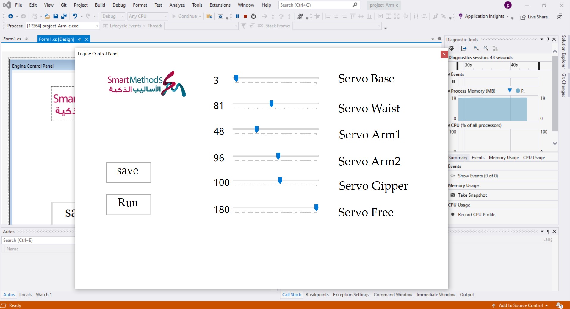 GitHub - odaifarhat/project_IOT_Arm: Arm control interface design for 6 ...