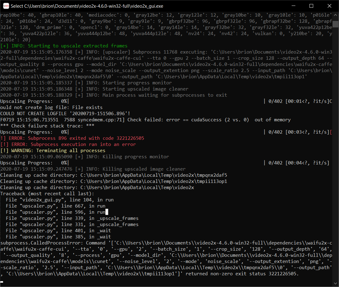 Error when scaling is more than 2.00, or when scale width or height is ...