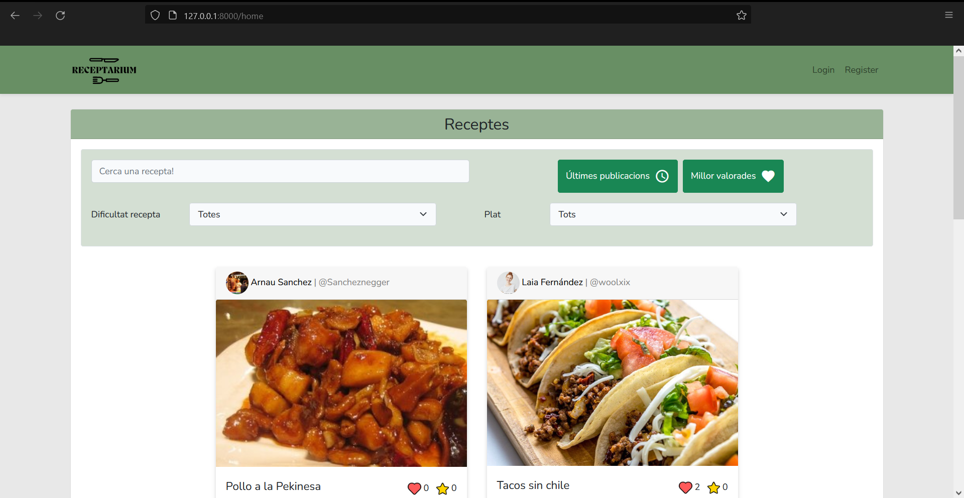 GitHub - ThEricsson/receptarium-PS: Projecte final cicle formatiu de ...