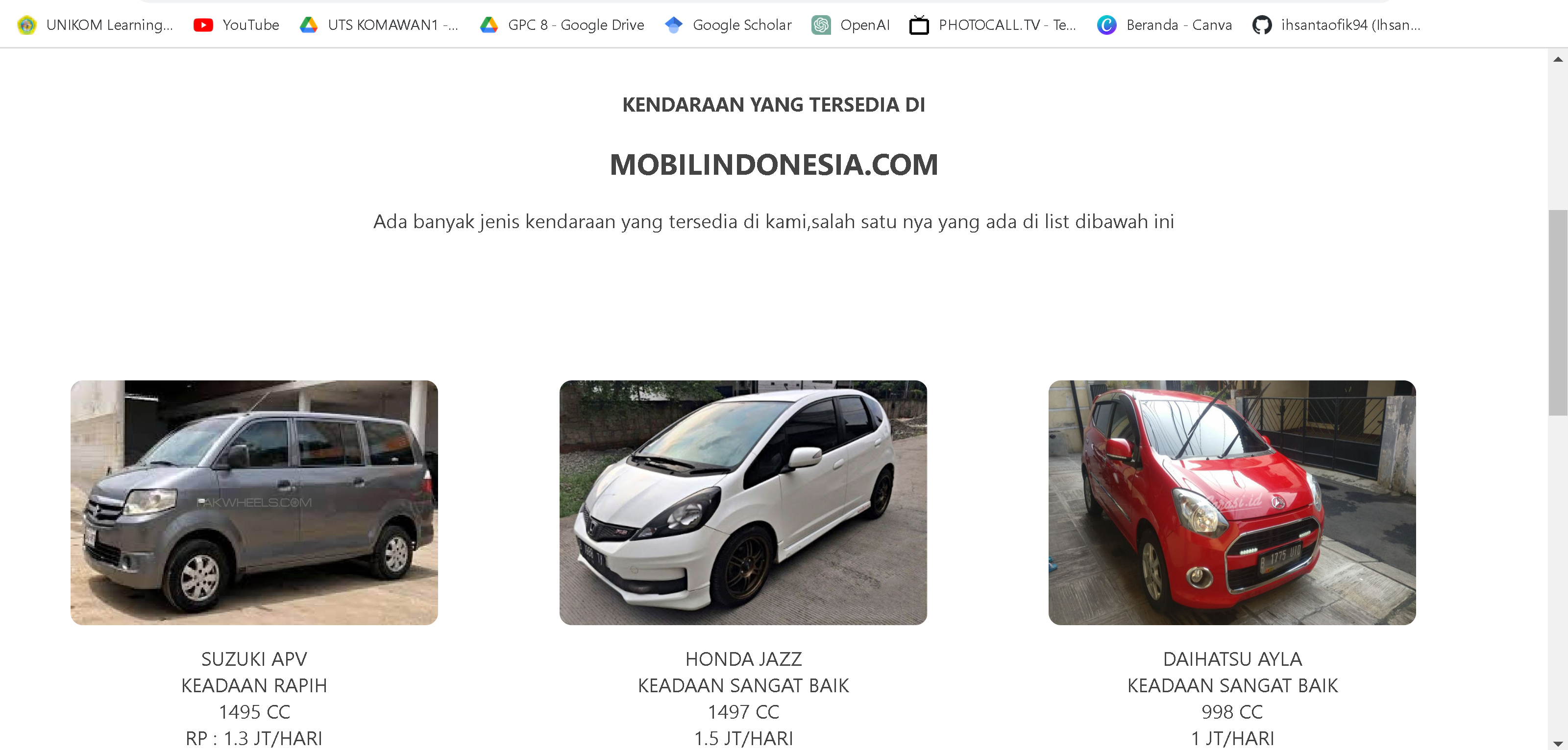 JenisMobil