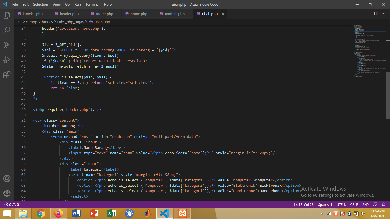 GitHub - dimasreza/Lab9Web: Link Praktikum 10 · GitHub