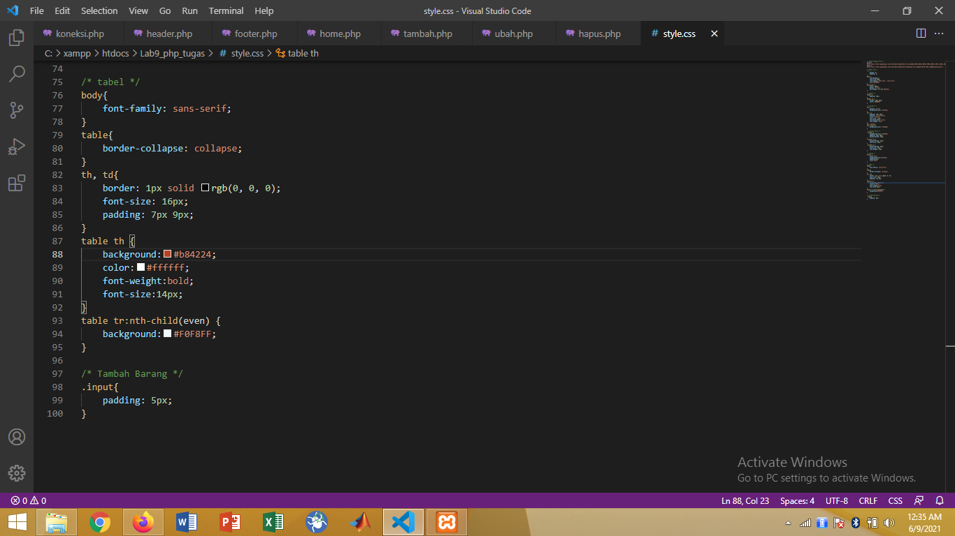 GitHub - dimasreza/Lab9Web: Link Praktikum 10 · GitHub