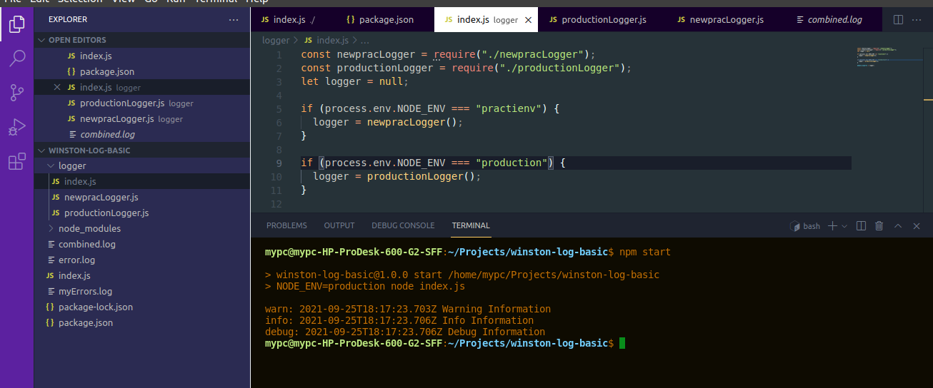 GitHub - abhinavkale/winston-logger: Production grade logger (javaScript)