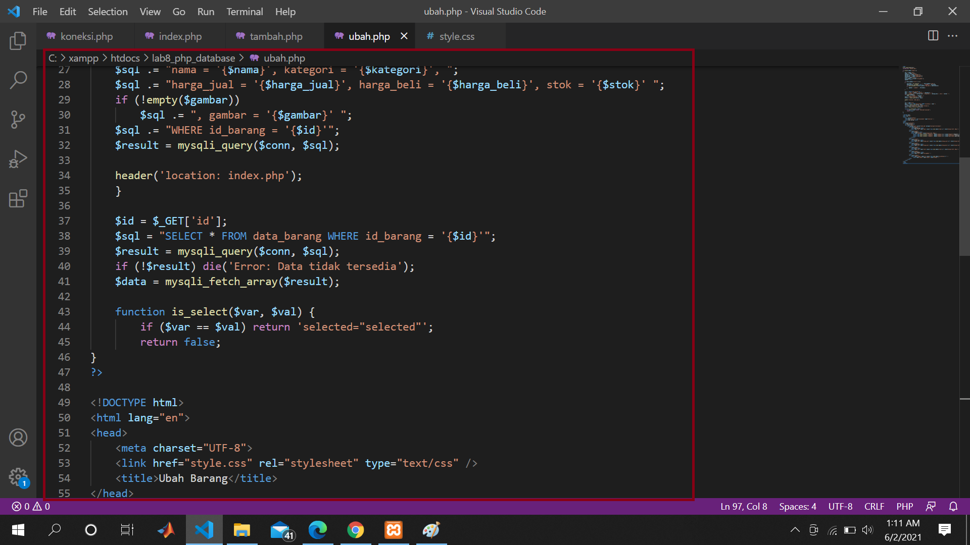 GitHub - alfanshaabif/Lab8Web: Pertemuan ke-10 - Tugas Praktikum 8 ...