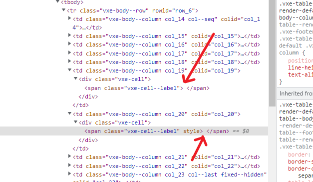 单元格为空时 我想通过css :empty::before{content:'--'} 填充 · Issue #1981 · x ...