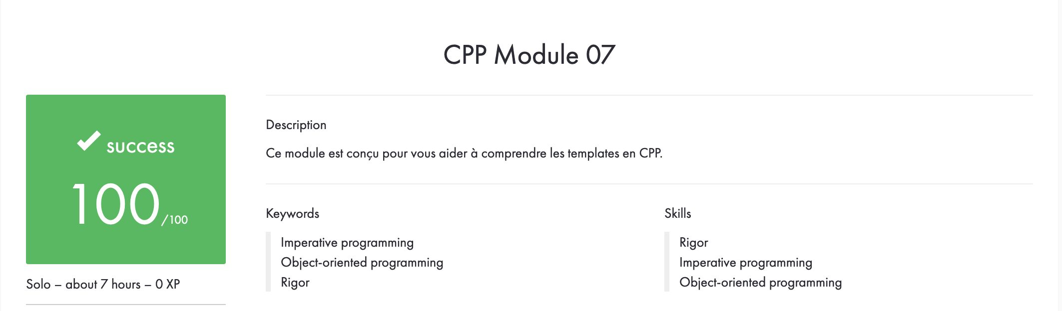 GitHub - Misterwayne/Piscine-CPP: Projets de 42 Paris sur les bases du CPP