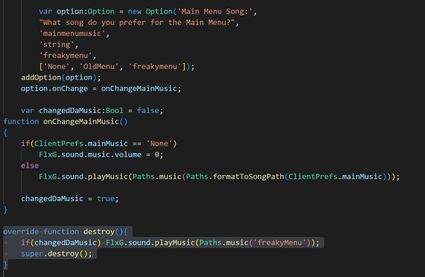 So i need help (again) with a custom option · Issue #9585 · ShadowMario ...
