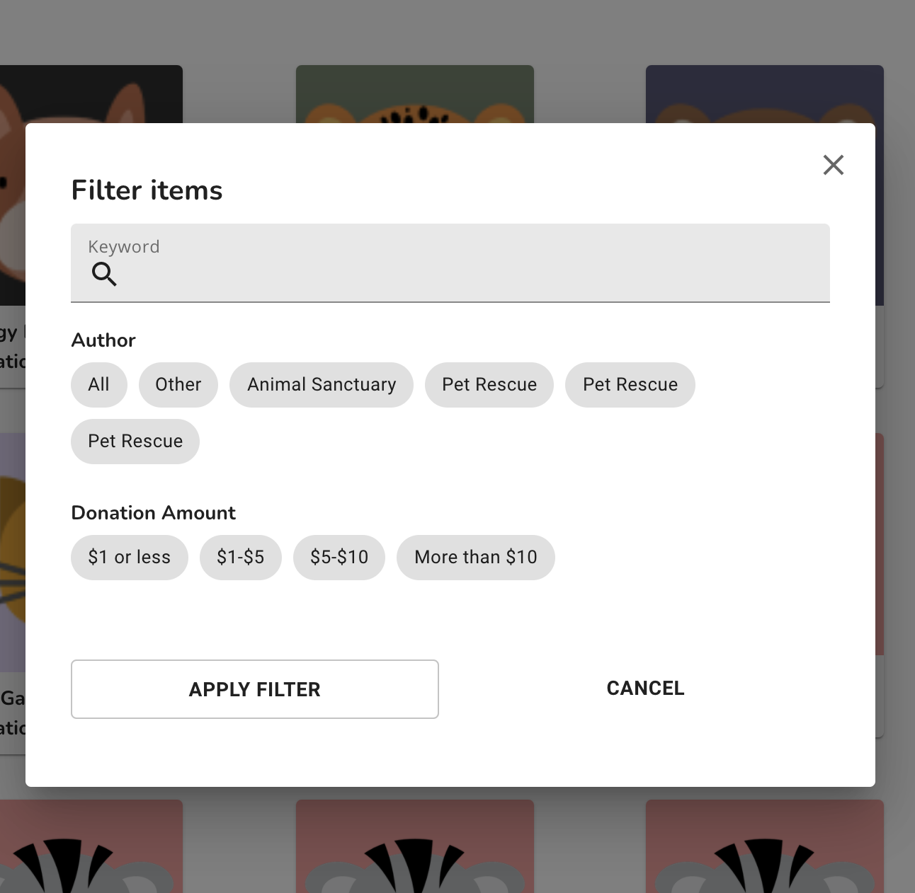 marketplace filters not working · Issue 247 · eoscostarica/gGoods · GitHub