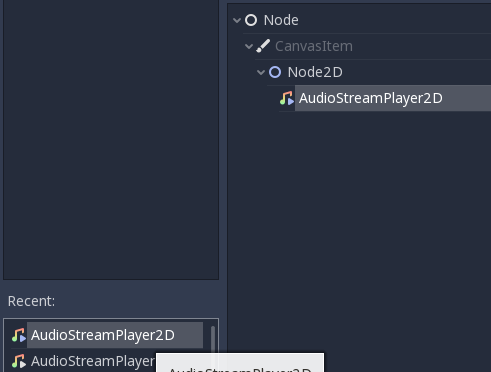 AudioStreamPlayer defaults to 3D in the 