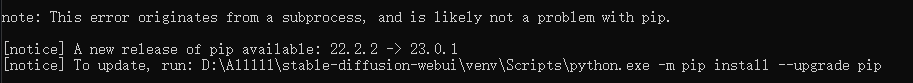 installation error · AUTOMATIC1111 stable-diffusion-webui · Discussion ...