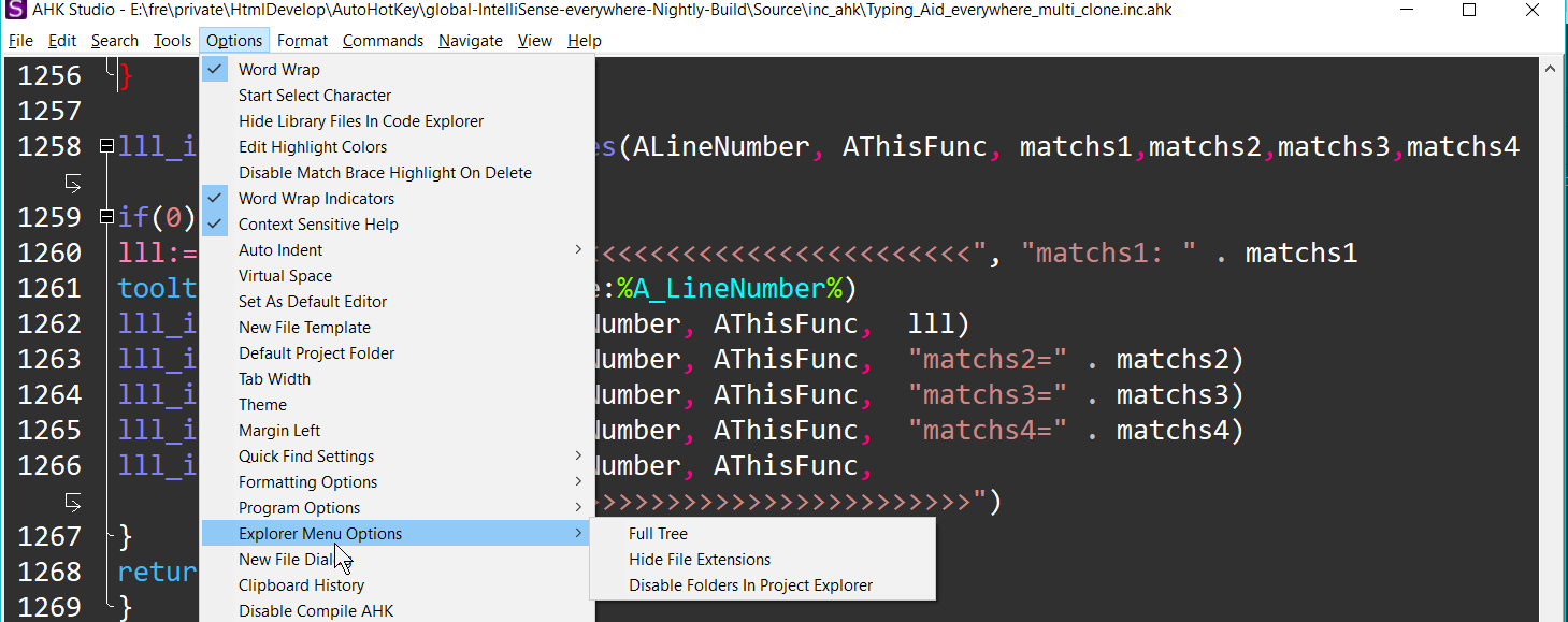 "code explorer" unvisible · Issue #188 · maestrith/AHK-Studio · GitHub