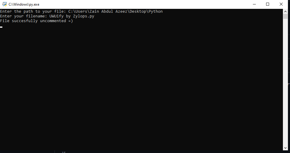 GitHub - Zylops/Code-Uncommenter: A small python script that removes ...