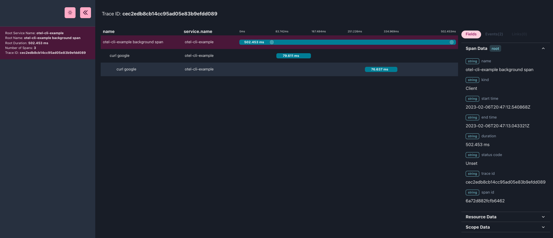 otel-cli-example