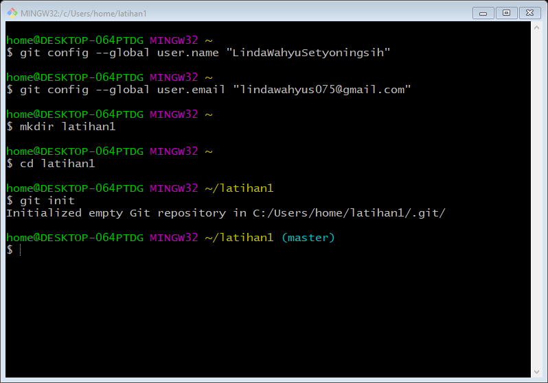 GitHub - LindaWahyuSetyoningsih/Latihan-1
