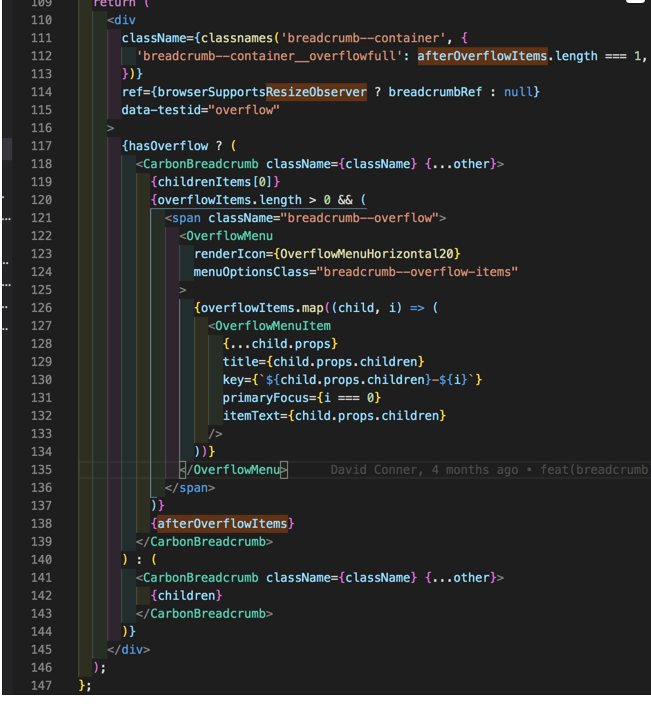 [Breadcrumb] Component breaks if resizeObserver polyfill is not added