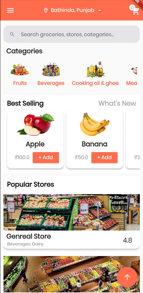 GitHub - Aarush2k1/Grocery-App: Flutter Grocery App, with user and ...