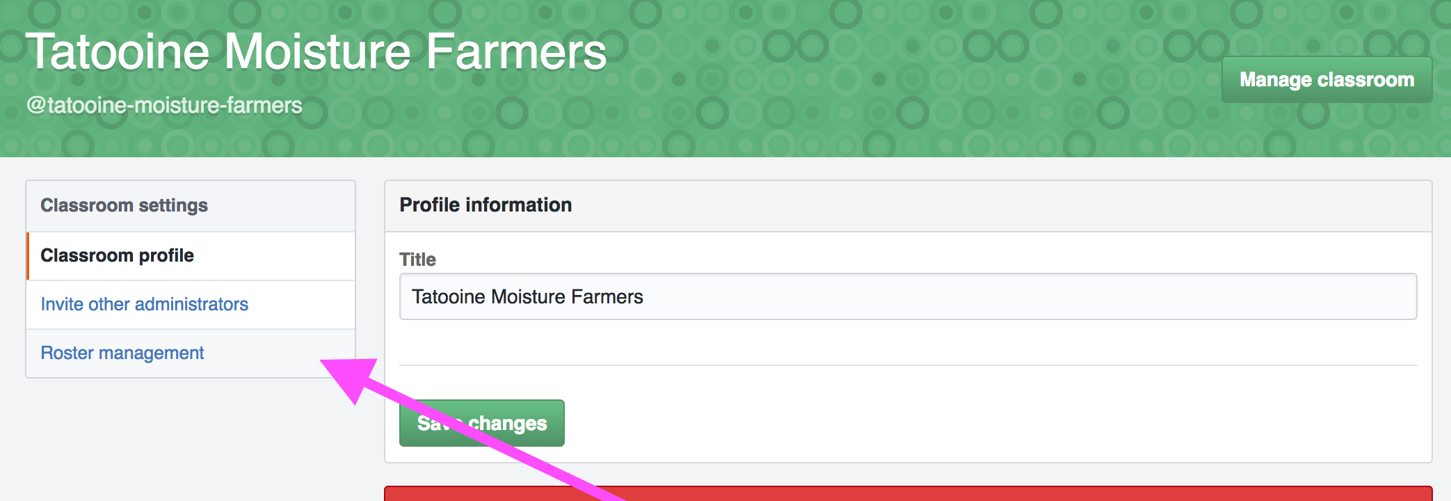 No option to add/edit classroom student roster · Issue #1105 · github ...