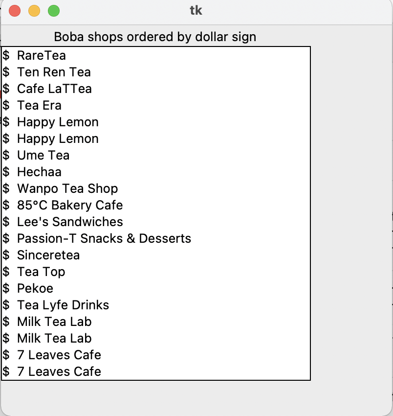 GitHub - yongyx/Bubble-Tea-Store-Locator: Python project that makes use ...