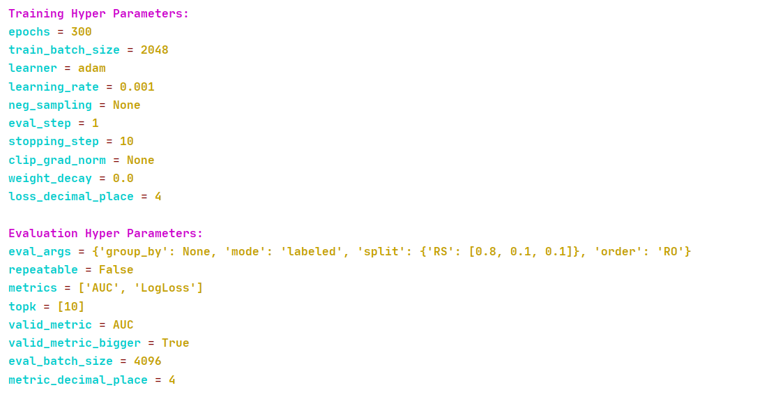 [🐛BUG] 跑FM模型时，训练结果中的AUC指标都等于0.5 · Issue #1243 · RUCAIBox/RecBole · GitHub