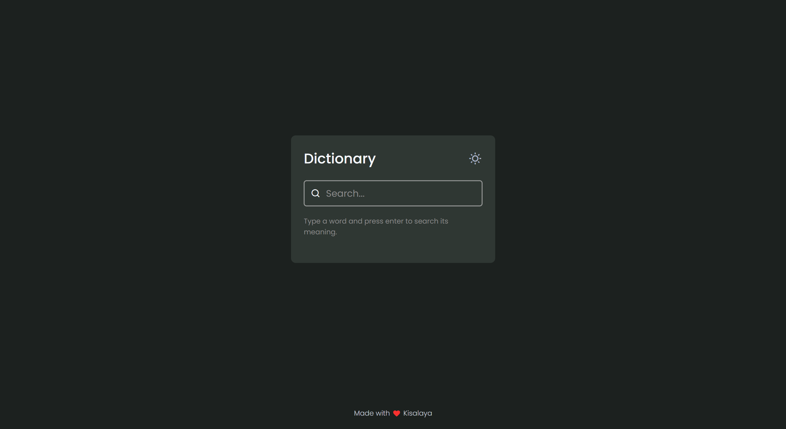 GitHub Online Dictionary