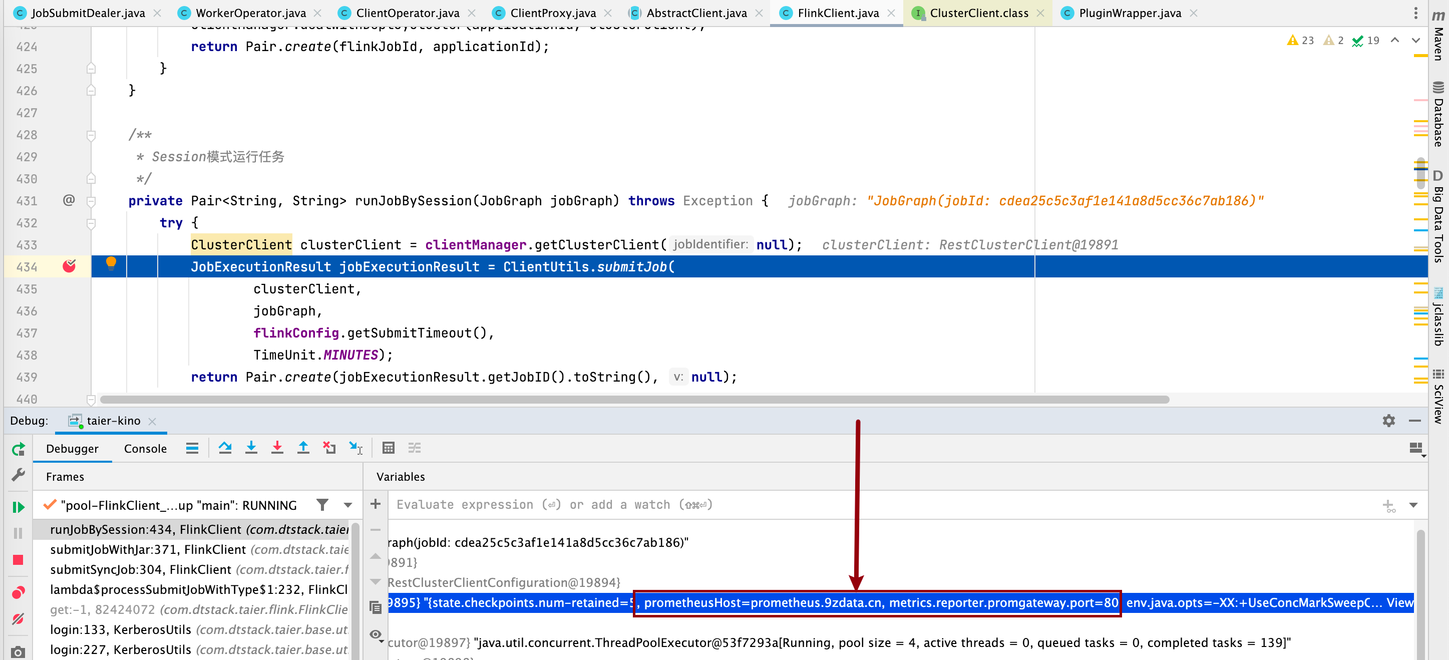 flink metrics 偶发性写不进prometheus · Issue #947 · DTStack/chunjun · GitHub