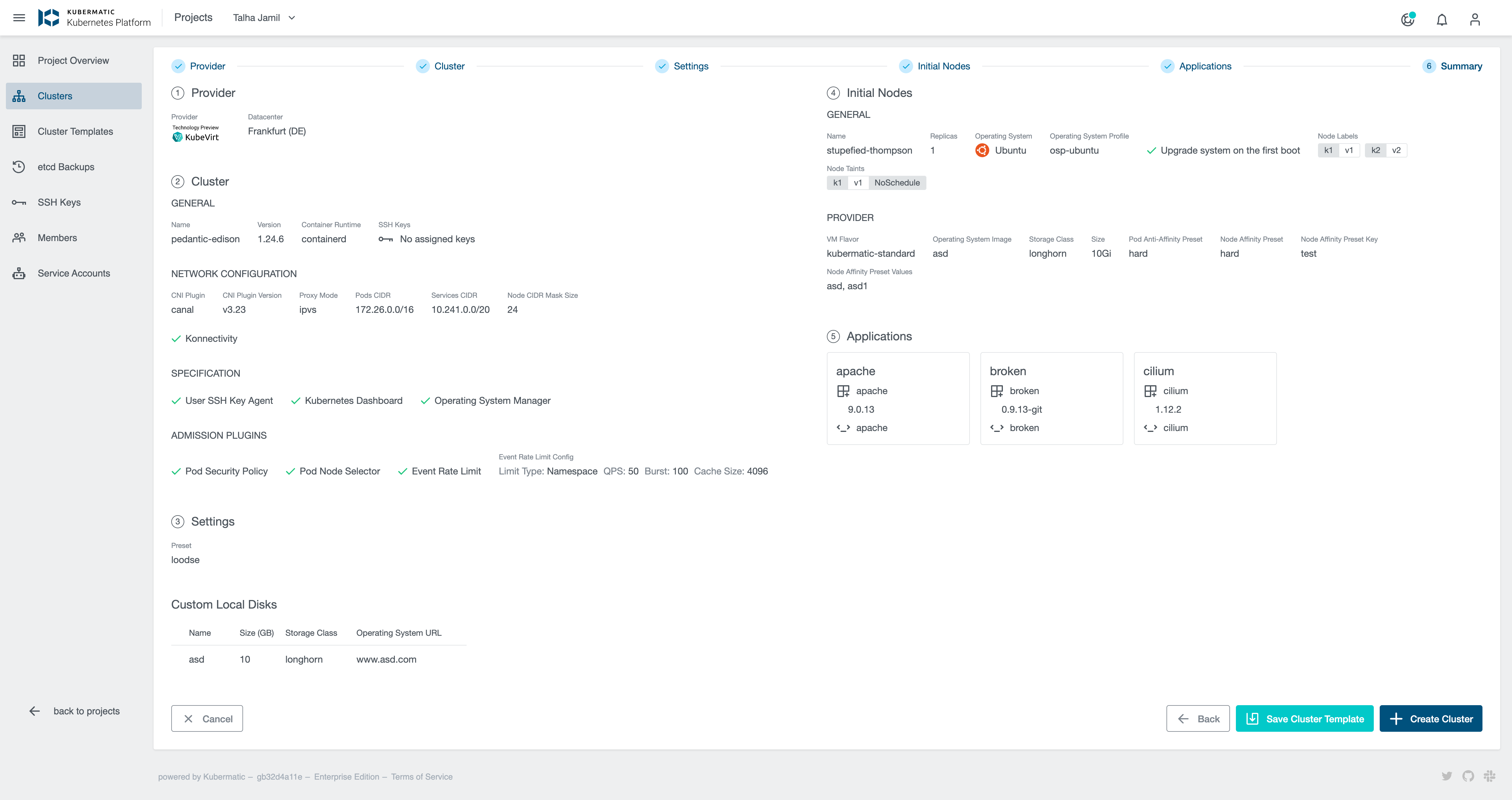 Redesigned cluster summary step by Talha-Jamil-TJ · Pull Request #5242 ...