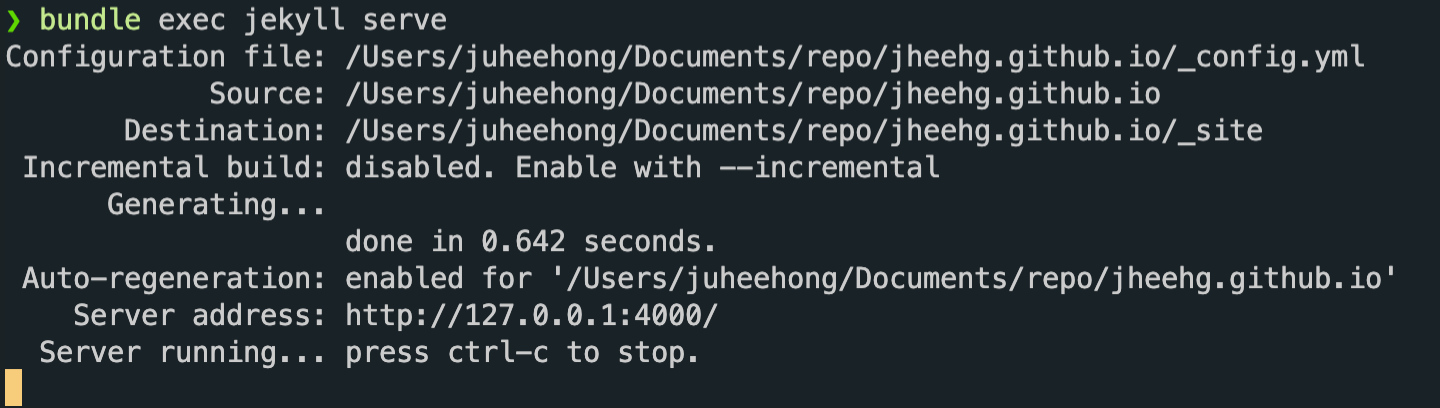 jekyll-serve