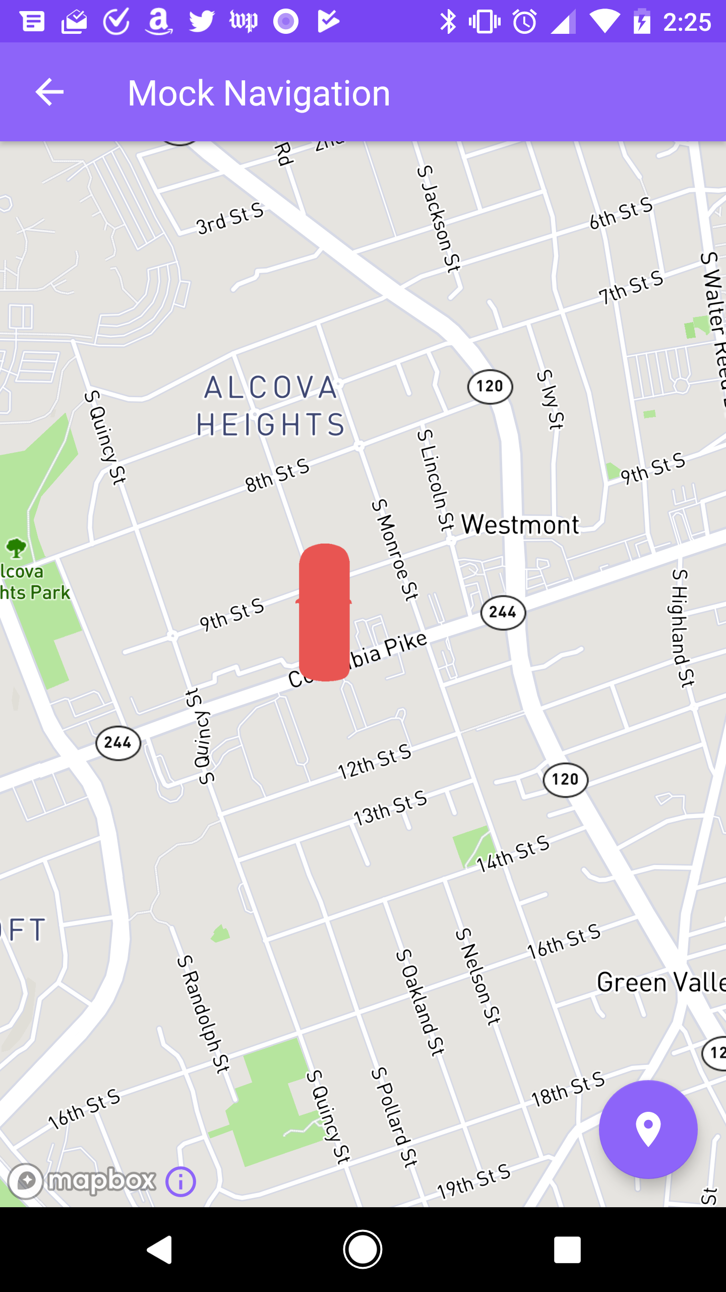 Setting My Location View Drawables In Xml Causes Entire Object To Tint 