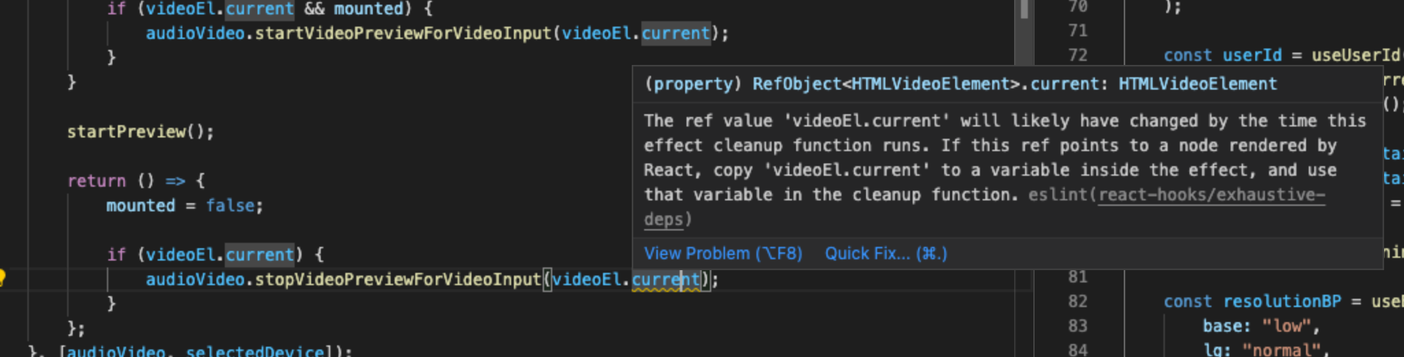 Mediastream is still working after using meetingManager.leave · Issue